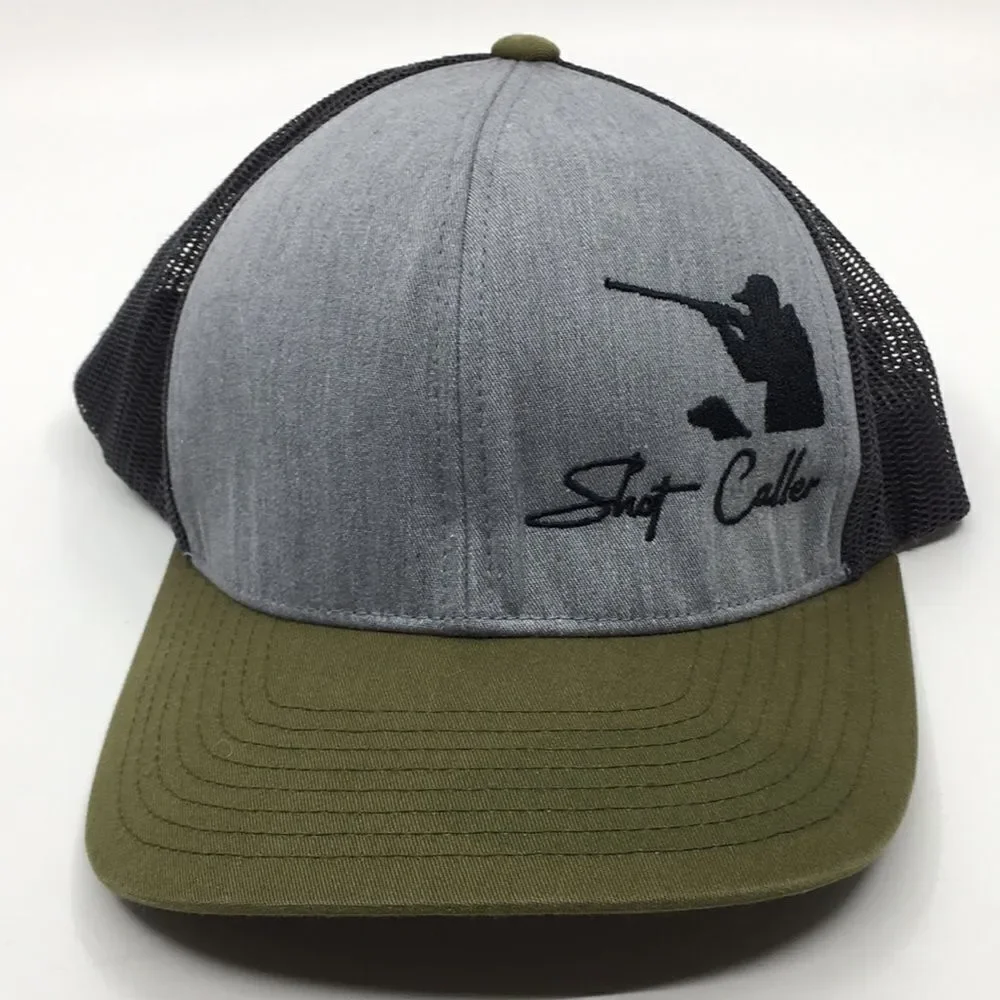 Pacific Headwear Men’s Shot Caller duck trucker style hunting hat with SnapBack